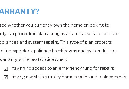 home warranty plano